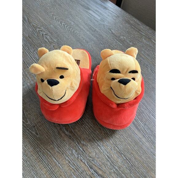 Disney Winnie the Pooh Plush Slippers Size 7/8 New Vintage - Picture 6 of 13